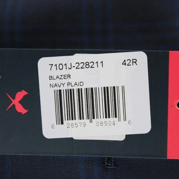 Cardinal of Canada NWT 100% Wool Sport Coat Size 42R US In Blues Plaid